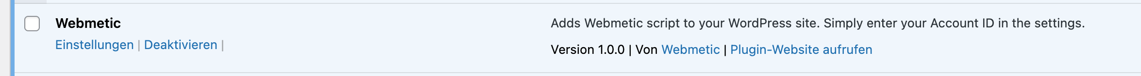 WordPress Plugin